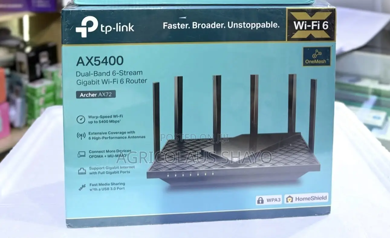TP-Link Archer AX72 AX5400 Gigabit Wi-Fi 6 Router – 6-Stream Extreme
