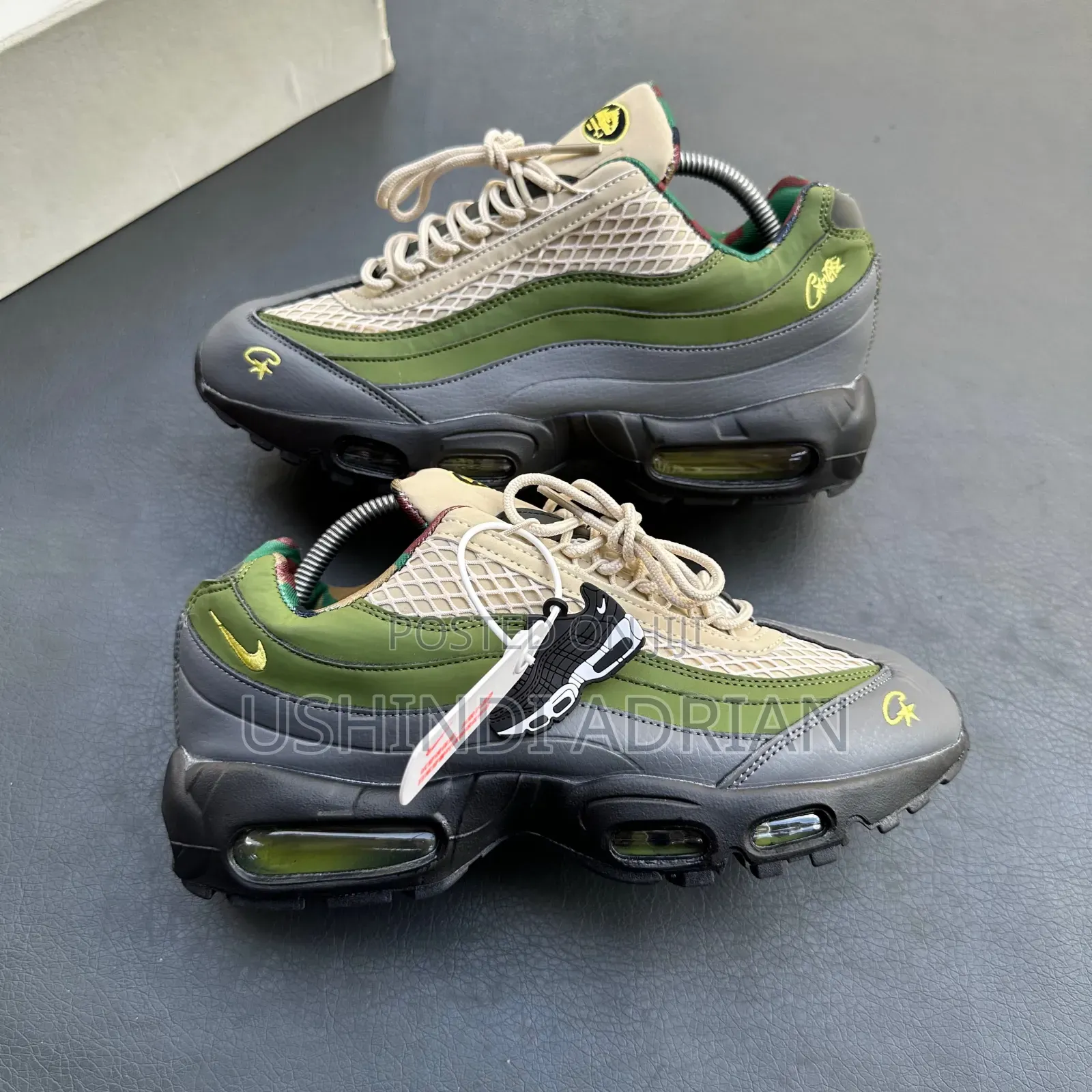 CORTEIZ SHOESSize: 40, 41, 42, 43, 44, 45
Bei: 120,000/=Karibuni.