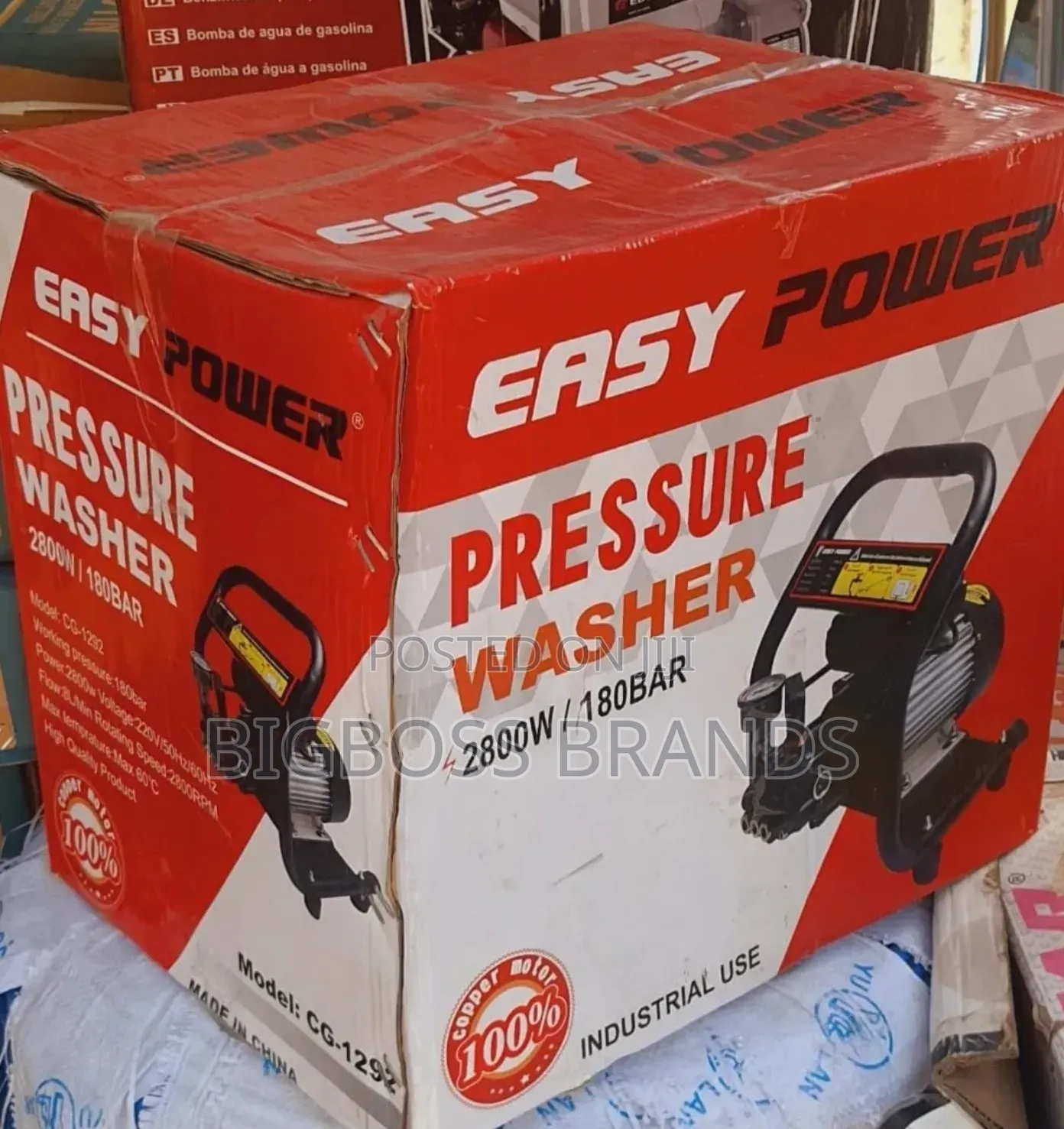 Easy Power Pressure Washer 2800w/180bar