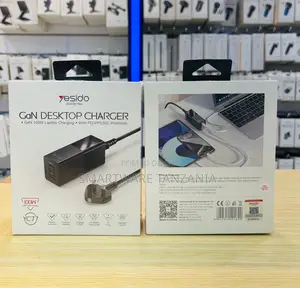 Yesido GaN Desktop Charger 100W With PD/PPS/QC Protocols, 1.8m Cable