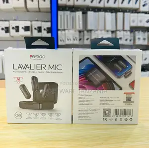 Yesido Lavalier Microphone Universal IP6-14 USB-L Device, 50M Range