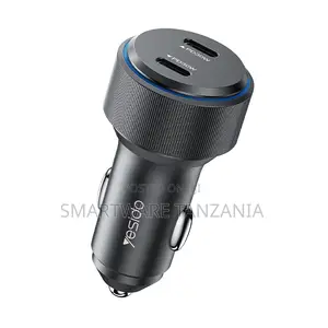 Yesido Car Charger USB Type-C 20W USB-A 18W Fast Charging, 100cm