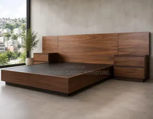 Kitanda Cha Mninga Ukubwa Ni 6/6 Na Bedsides Zake