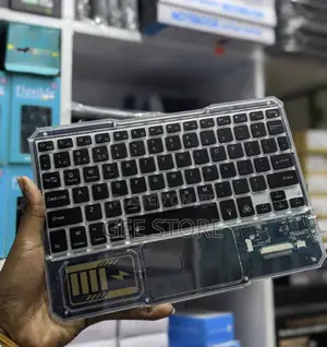 Transparent Wireless Gaming Bluetooth Keyboard