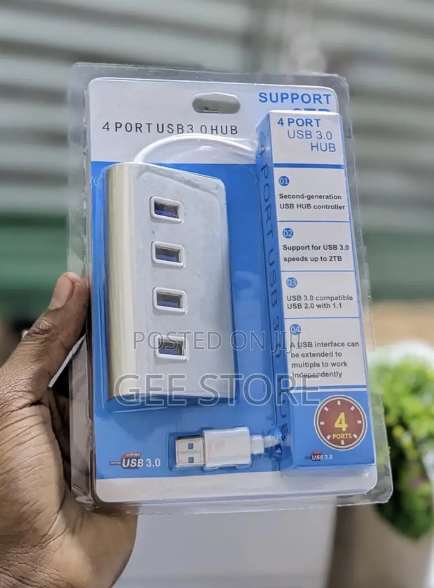 4-Port USB 3.0 Hub Aluminium USB Splitter