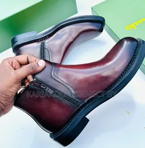 Clarks Leather Executive Ankle Boots
