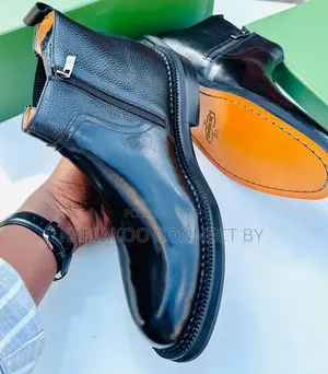 Clarks Leather Executive Ankle Boots
