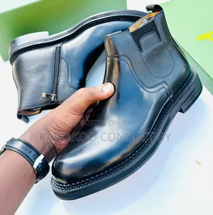 Clarks Leather Executive Ankle Boots