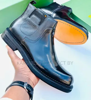 Clarks Leather Executive Ankle Boots