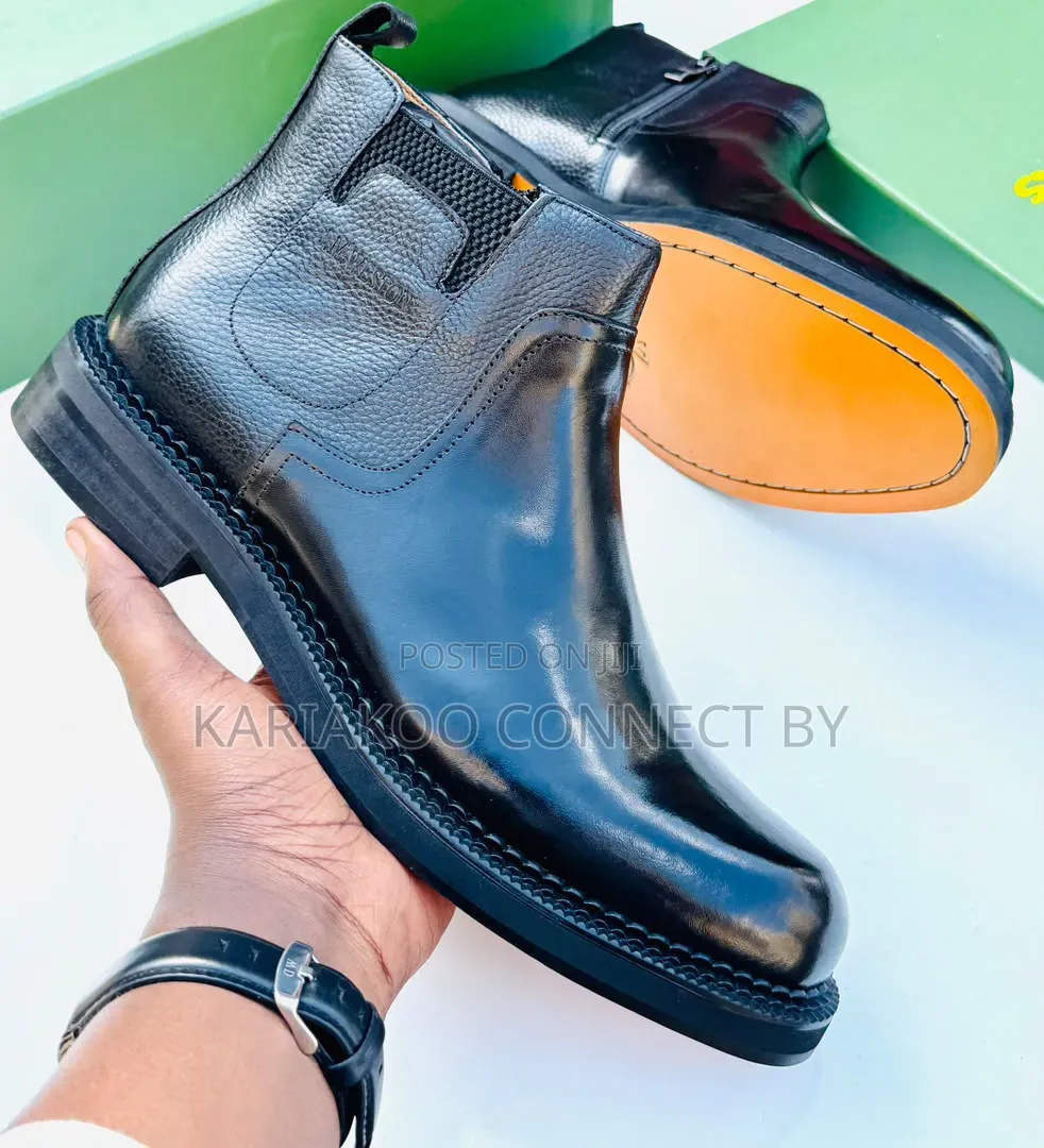 Clarks Leather Executive Ankle Boots