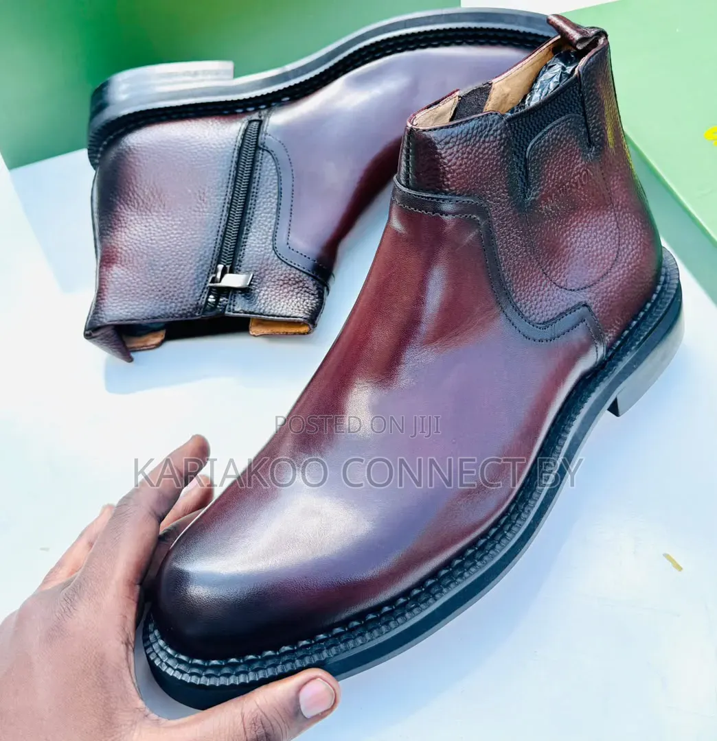 Clarks Leather Executive Ankle Boots