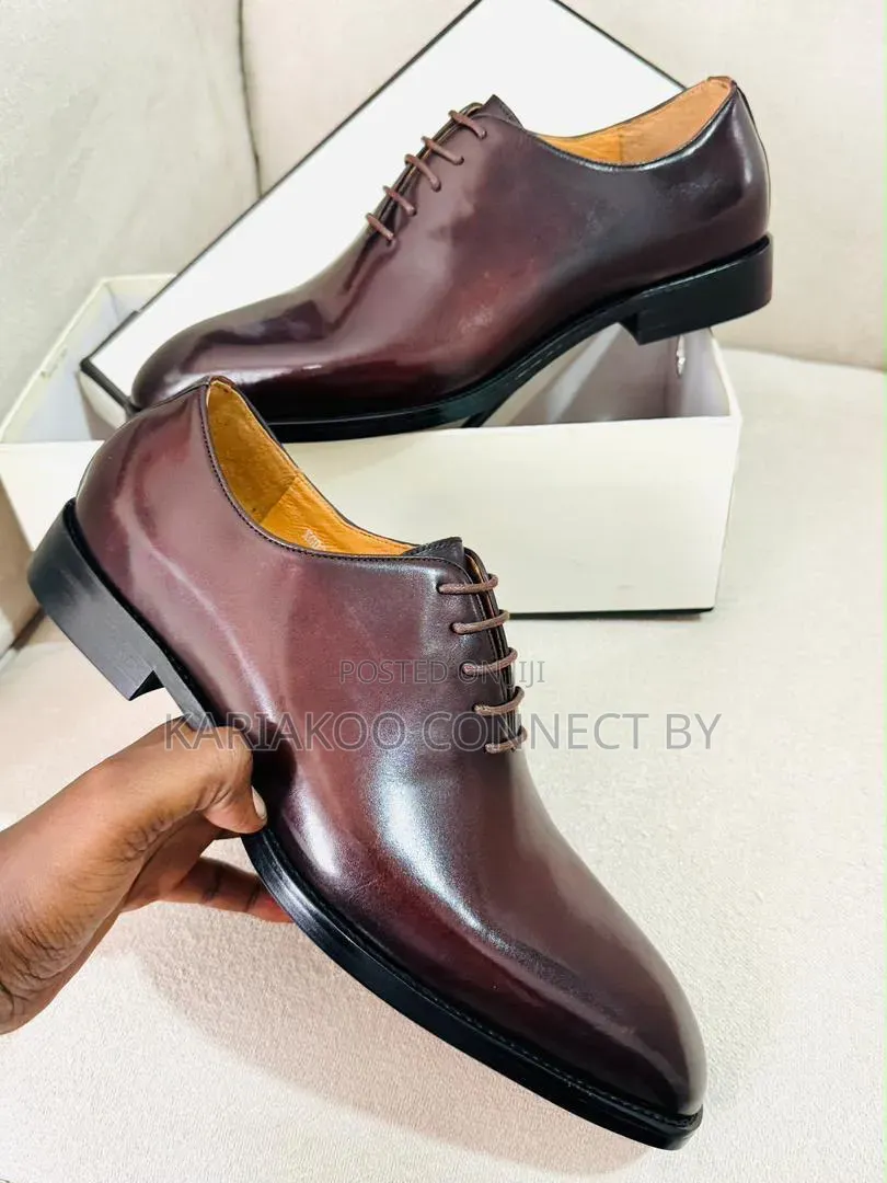 Cr7 Luxury Leather Oxfords