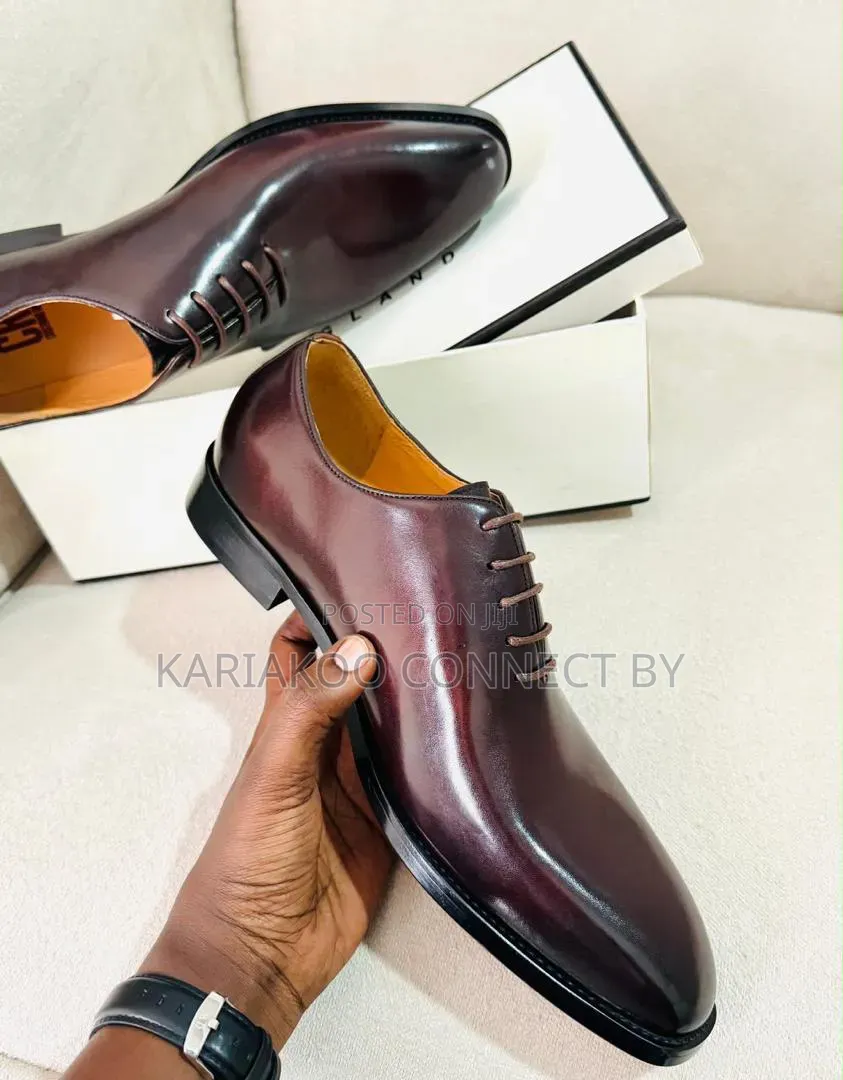 Cr7 Luxury Leather Oxfords