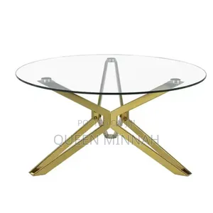 Round Glass Tabletop Coffee Table