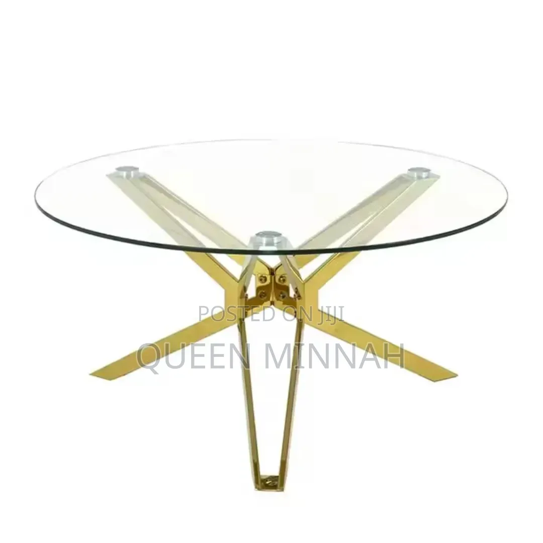 Round Glass Tabletop Coffee Table