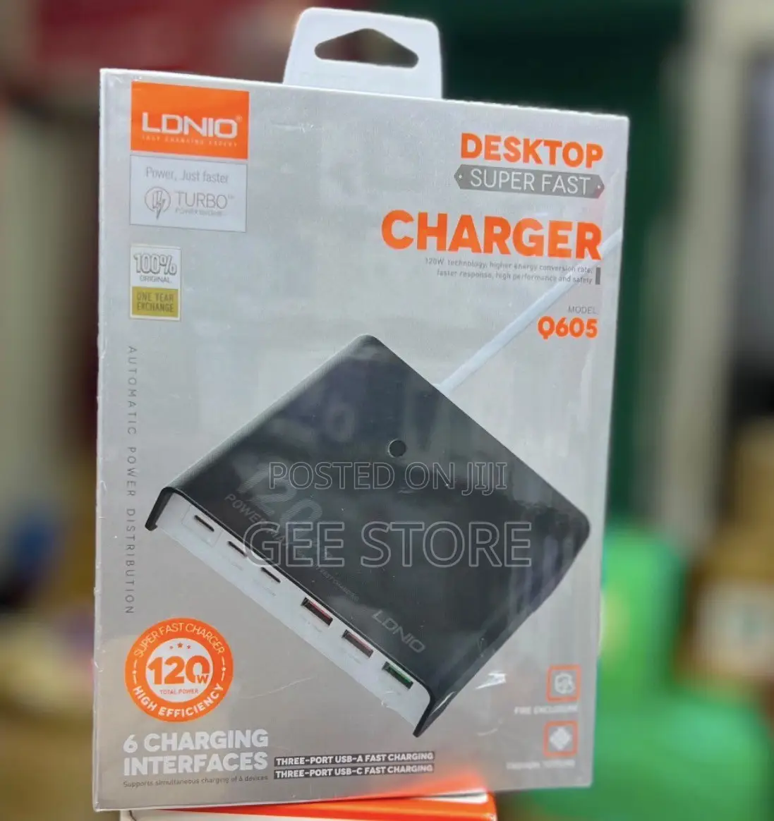 LDNIO Q605 120W Desktop Super Fast Charger