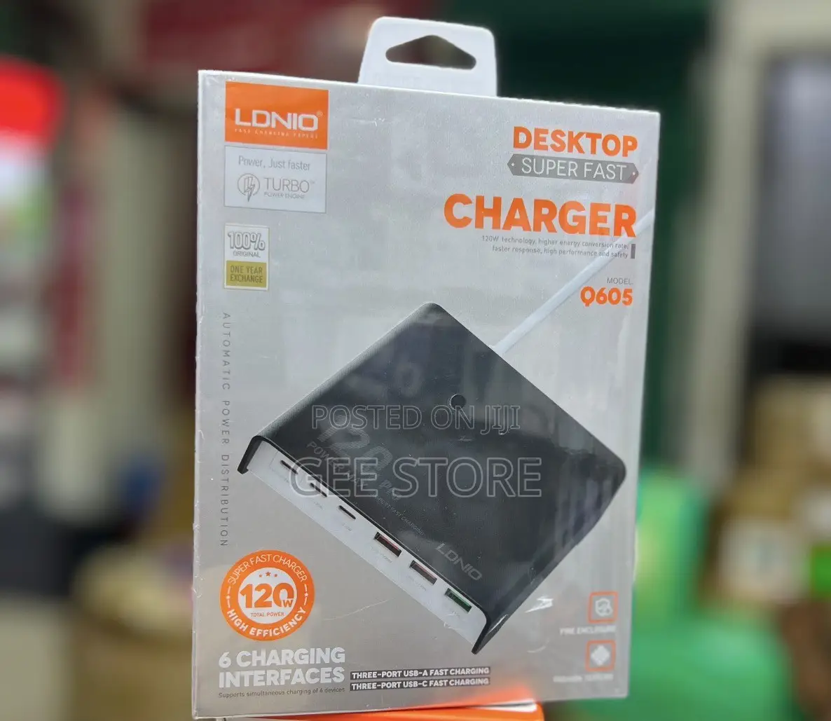 LDNIO Q605 120W Desktop Super Fast Charger