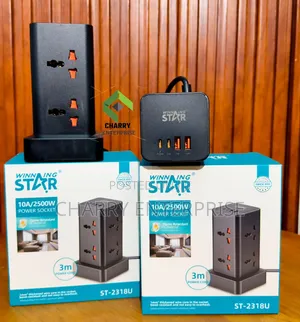Winning Star Power Socket *.power Cord: 3m* *.ina Njia 8*