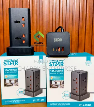Winning Star Power Socket *.power Cord: 3m* *.ina Njia 8*