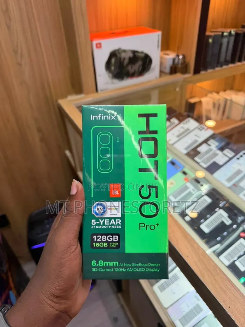 New Infinix Hot 50 Pro+ 4G 128 GB Black