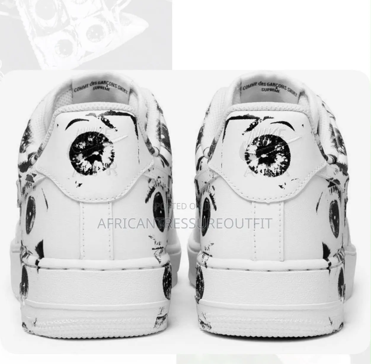 Supreme Comme Des Garcons Xnike Air Force 1 Low Sneakers