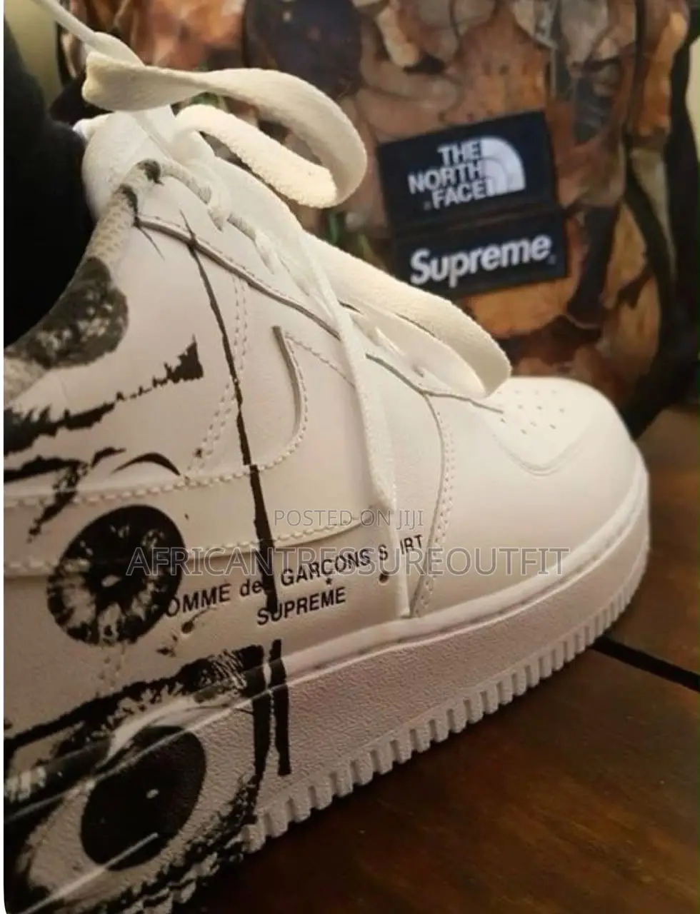 Supreme Comme Des Garcons Xnike Air Force 1 Low Sneakers
