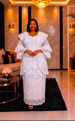 Lace Na Kitengee Dress 