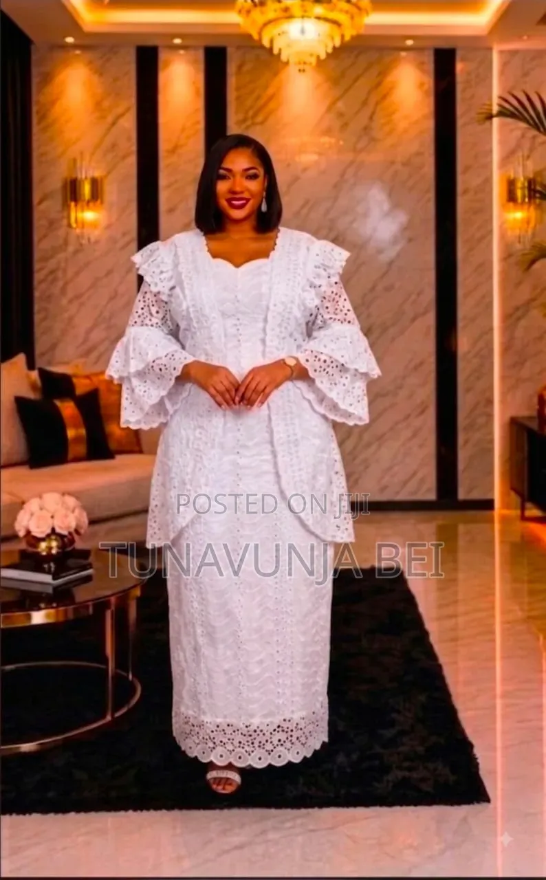 Lace Na Kitengee Dress 