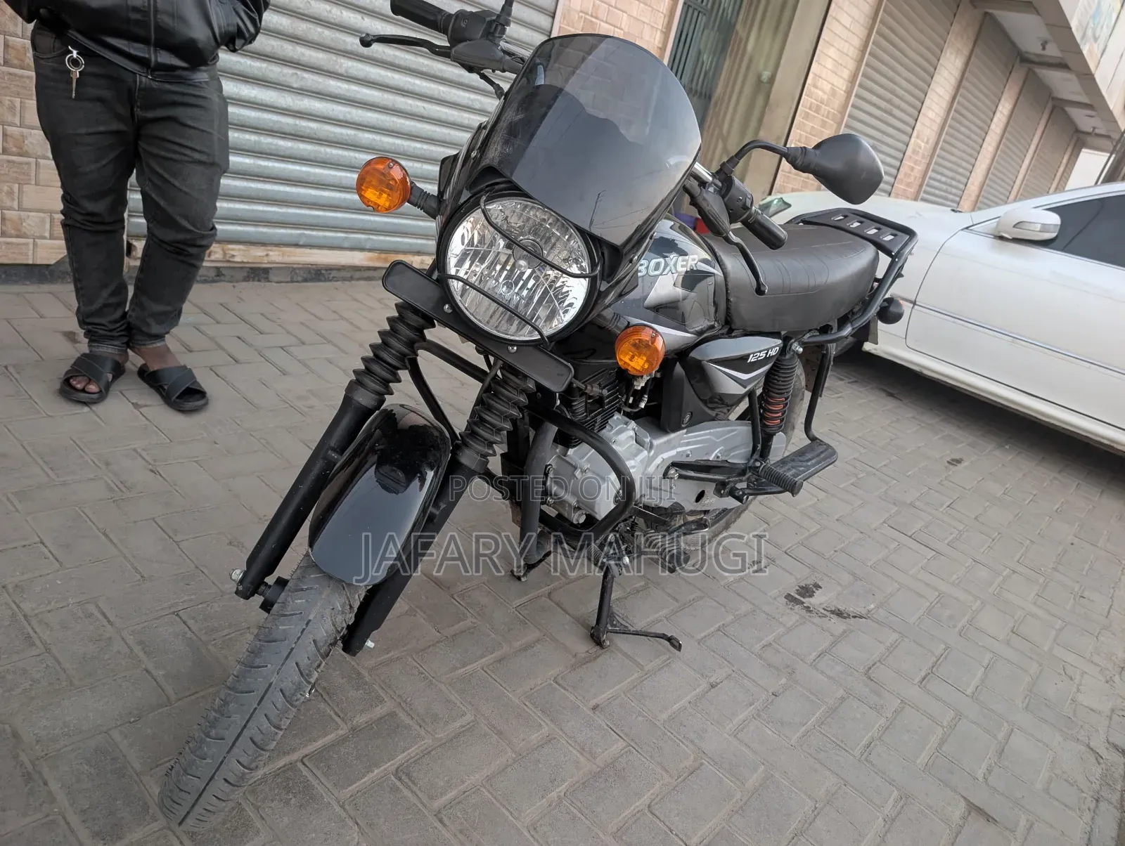 New Bajaj Boxer 125 2022 Black