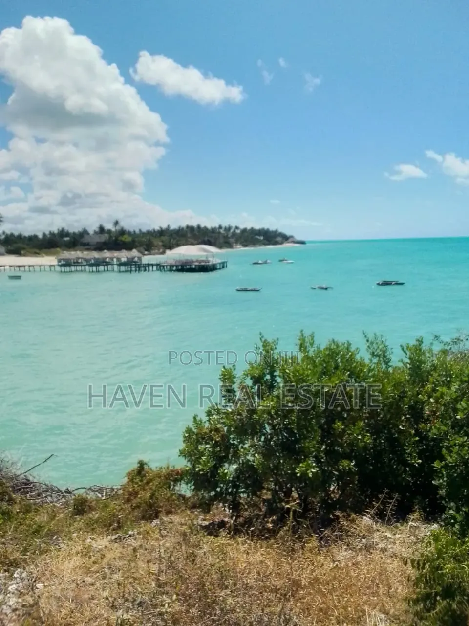 2 Acres Beach Plot for Sale at Jambiani Zanzibar