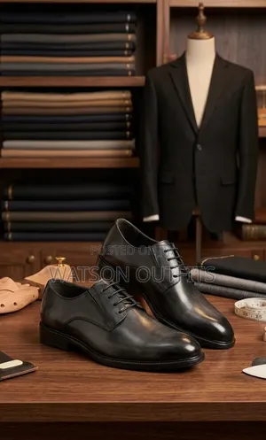 2 Colours Anax Brand Materials Classic Men's Leather Shoes
