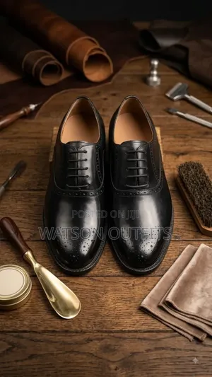 2 Colours Anax Brand Materials Classic Men's Leather Shoes