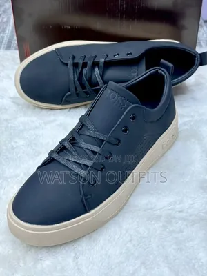 2 Colours Boss Brand Men's Leather Casual Shoes or Sneakers