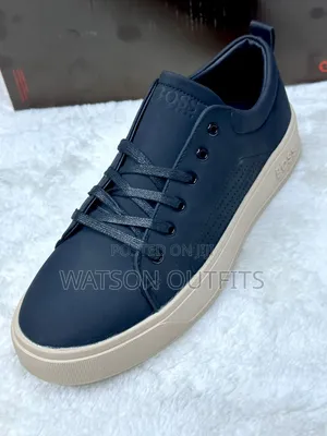 2 Colours Boss Brand Men's Leather Casual Shoes or Sneakers