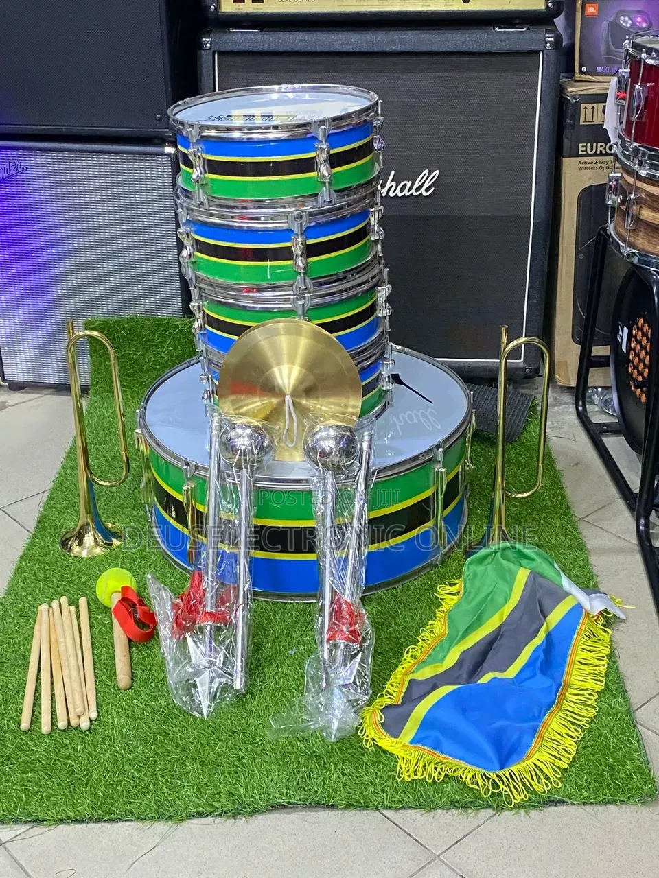Tanzania Band Drums All Set 