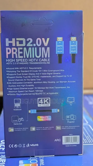 GT HD2.0V Premium HDMI Cable 1.5M - At 60Hz HDR High Speed*