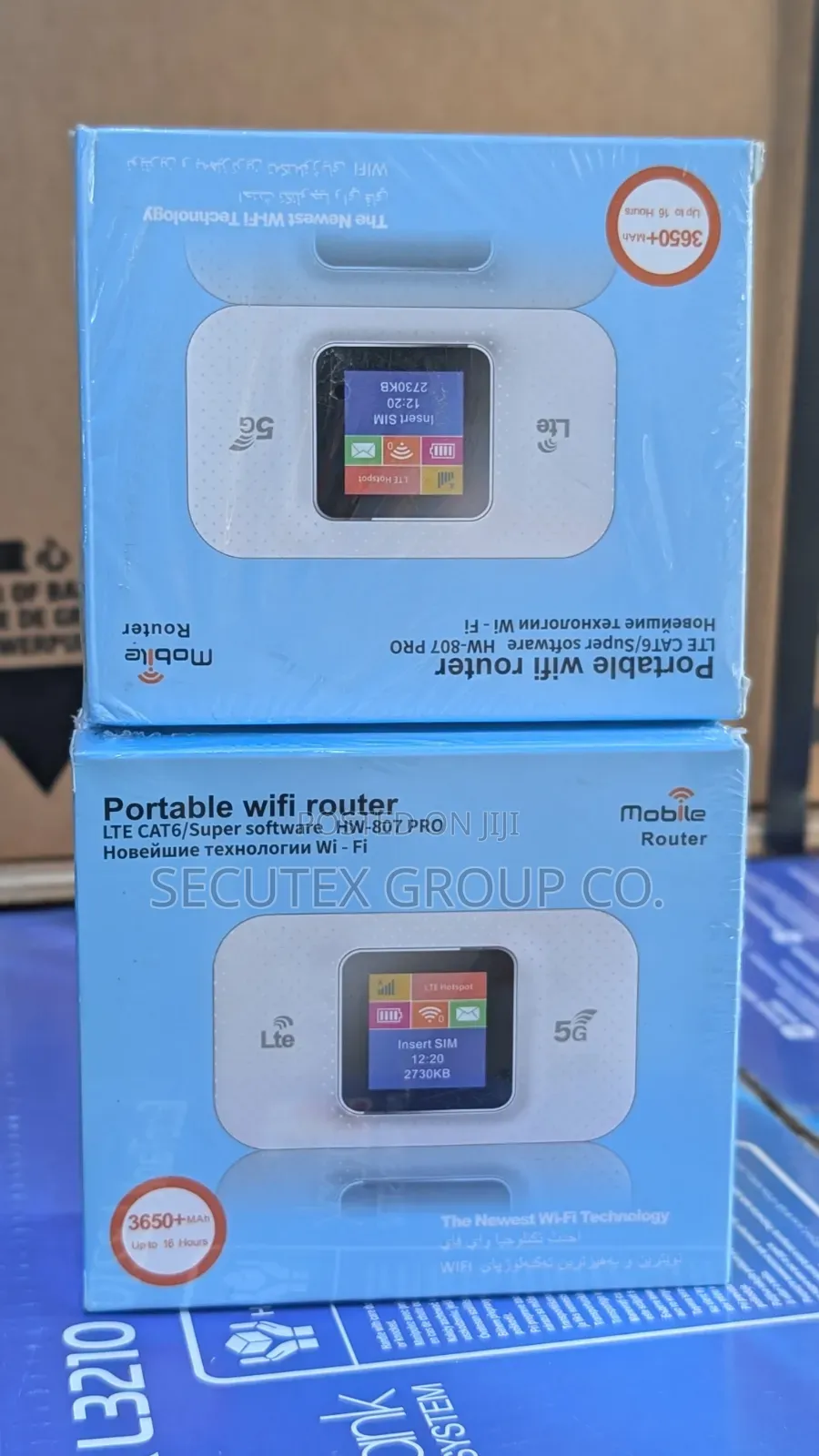 HW-807 PRO 4G LTE Portable WiFi Router Mifi -