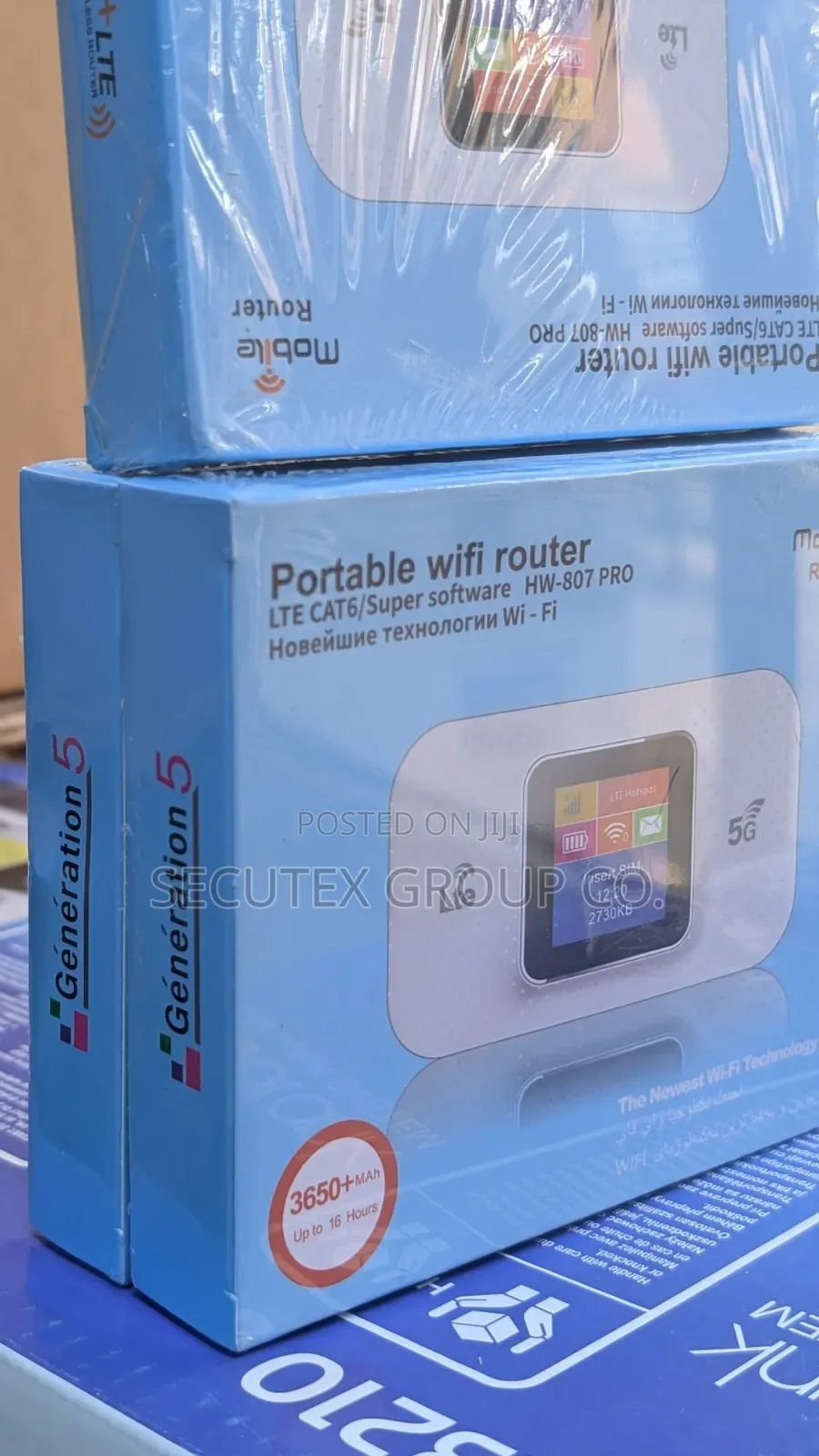 HW-807 PRO 4G LTE Portable WiFi Router Mifi -