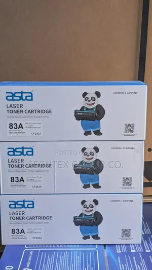 Asta 83A CF283A Compatible Black Toner Cartridge for HP LaserJet Pro