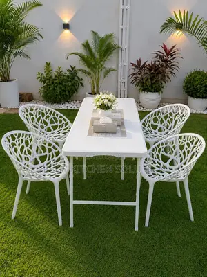 Full Set Folding Table Cm120 4 Chairs