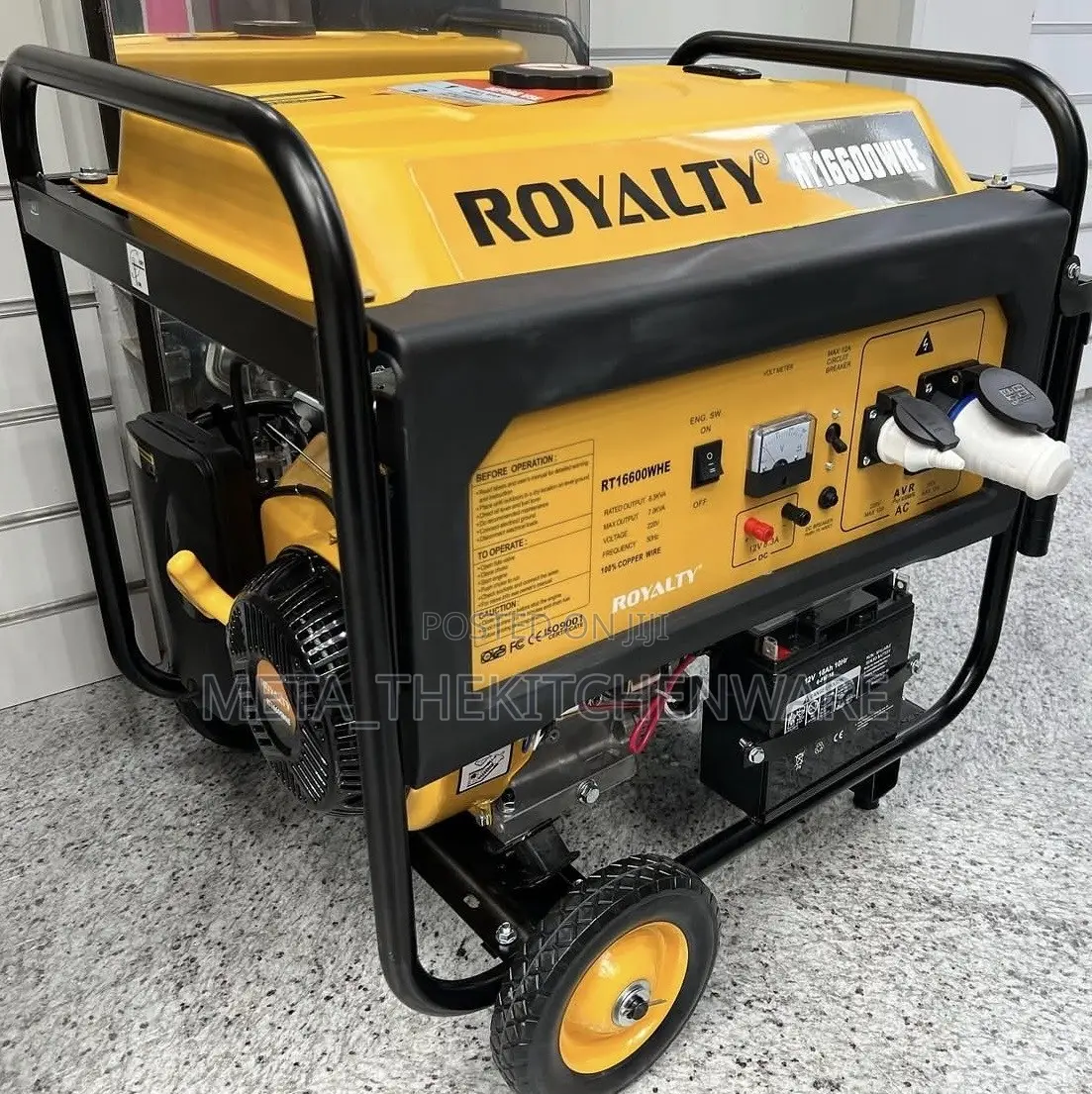 Royalty Petrol Generator 7kva