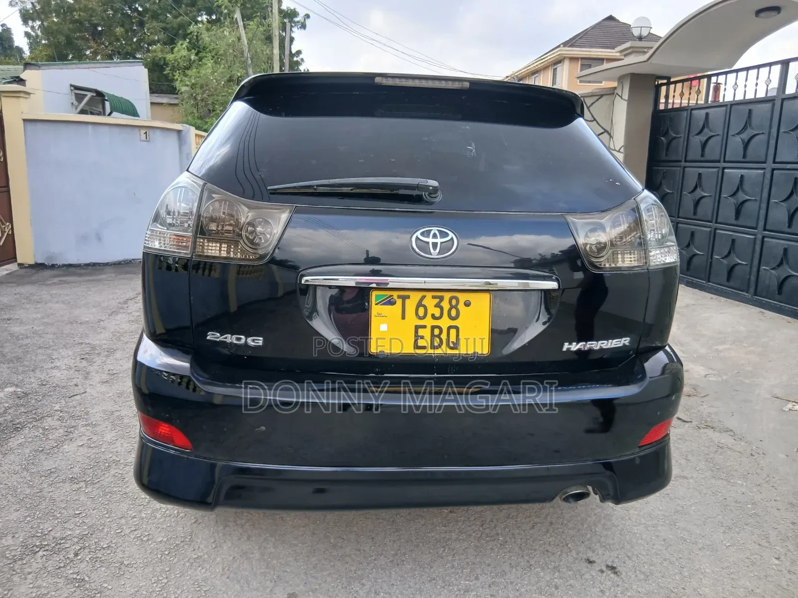 Toyota Harrier 2007 Black