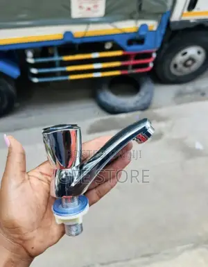 Chrome-Plated Single-Cold Water Pillar Tap