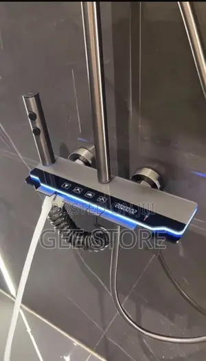 A Modern Digital "Piano Key" Style Bathroom Shower Mixer