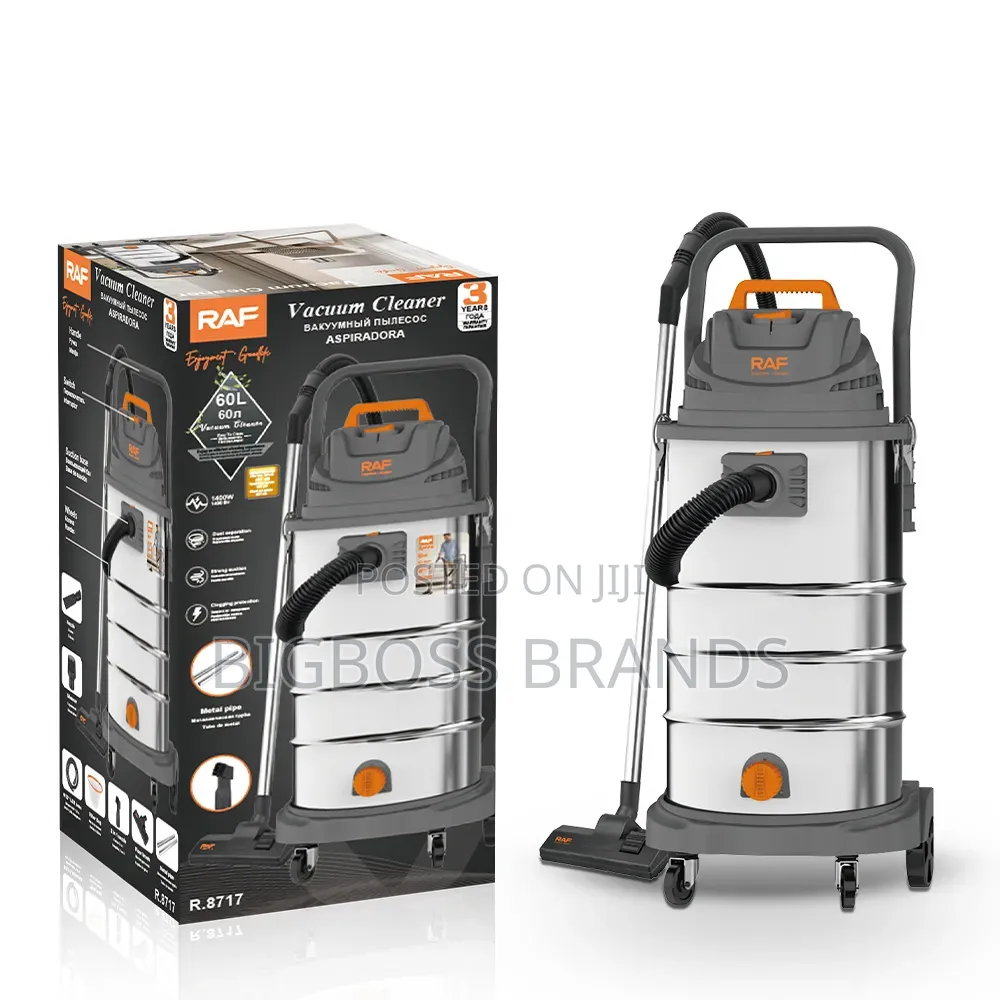 Raf Commercial Wet Dry Vaccum Cleaner 60 Liters