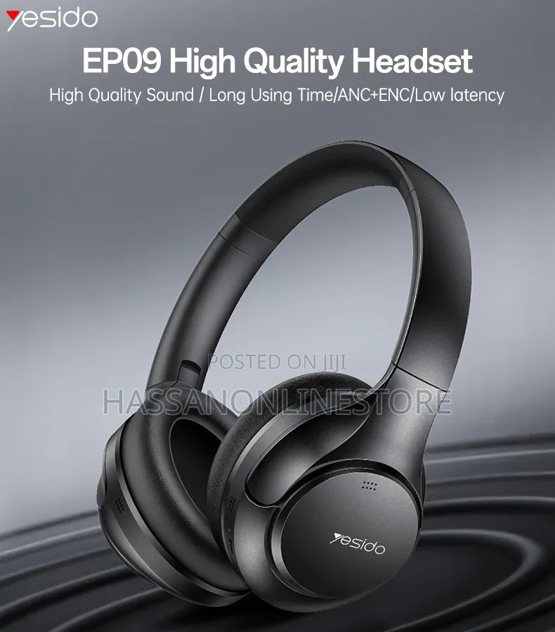 Yesido Ep09 Bt5.4 Anc Enc Wireless Bluetooth