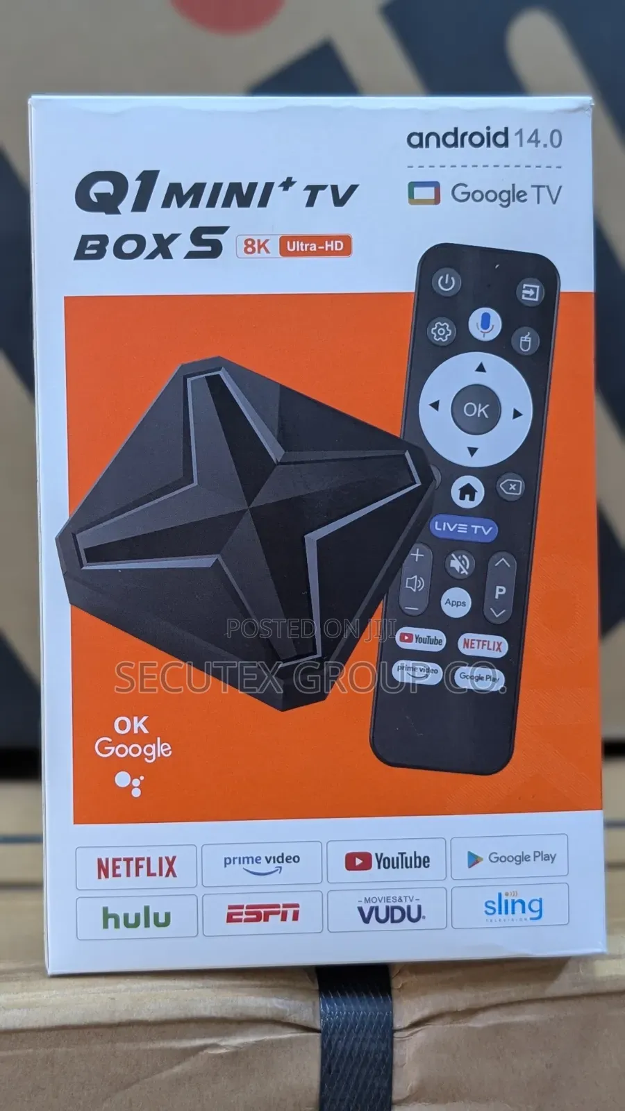 Q1 MINI+ TV BOX S Android 14 Google TV Ultra-Hd Streaming Box With