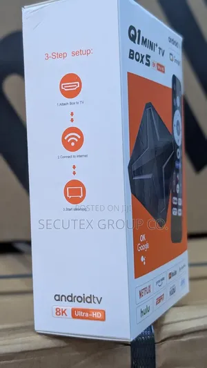 Q1 MINI+ TV BOX S Android 14 Google TV Ultra-Hd Streaming Box With