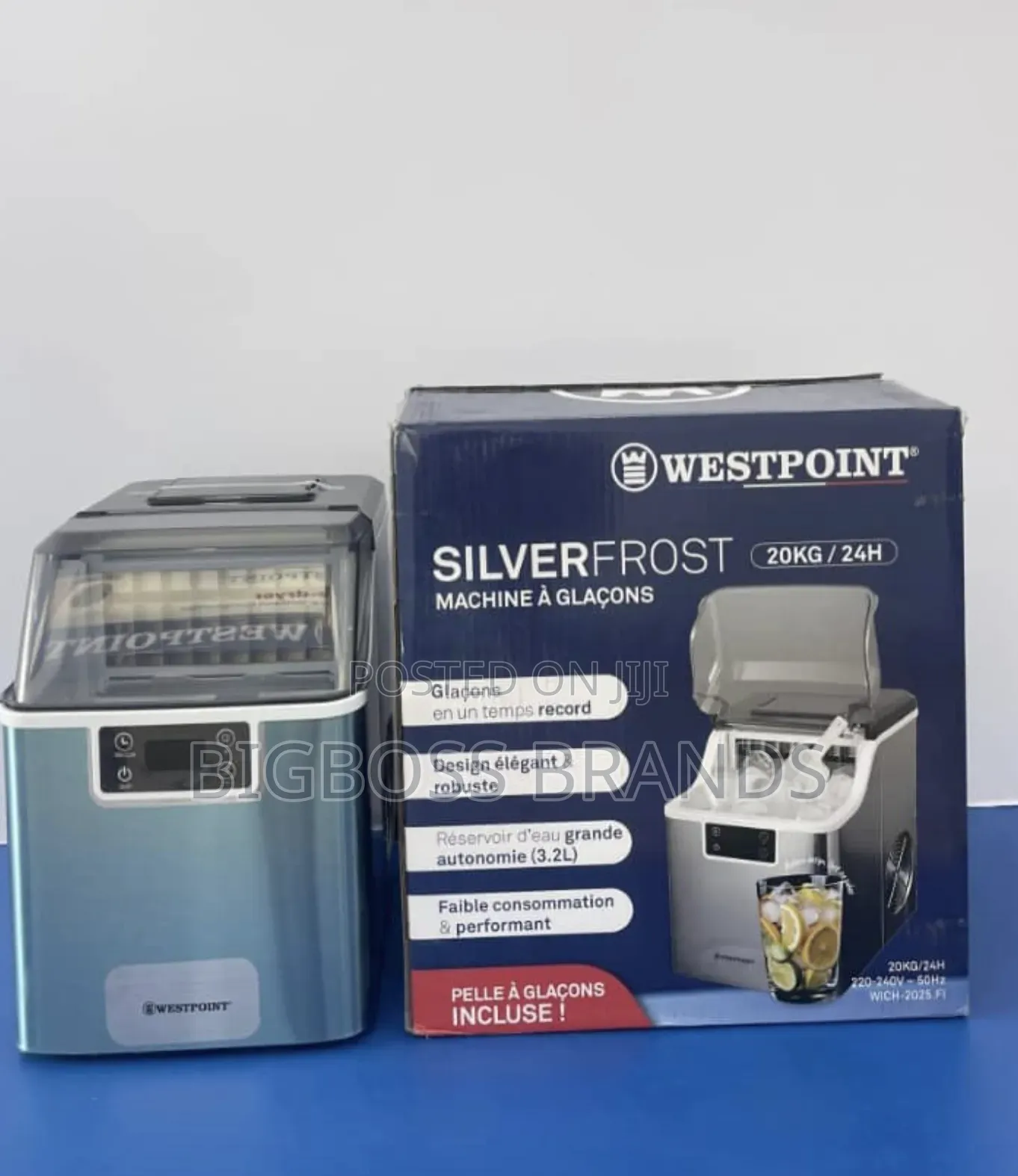Westpoint Ice Maker 20kg Water Reservoir 3.2 Lit Large