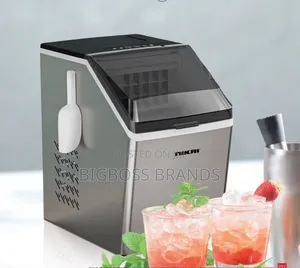 Nikai Ice Maker 3.2 Liters Tank 24 Ice Cubes Watts 130 Capacity 20kg